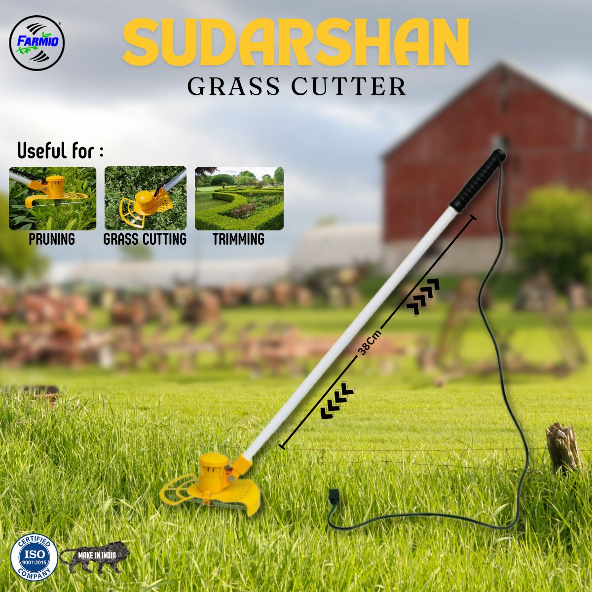 Sudarshan Cutting Machine for Agriculture/Gardening Light Weight Easy to Handel